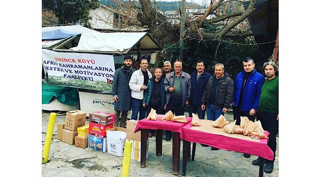 Şirince'den Zeytin Dalı Harekatı'na destek
