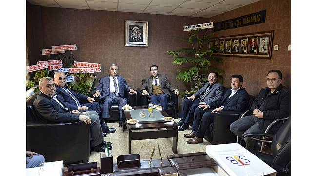 STB Başkanı Hastaoğlu'ndan esnaf odalarına ziyaret