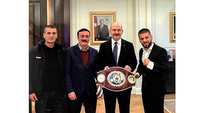 Süleyman Soylu'dan boks sporuna destek