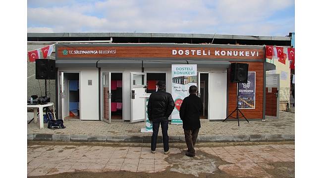 Tekirdağ'da kimsesiz vatandaşların konaklayacakları 'Dosteli Konukevi' açıldı
