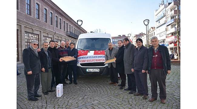 Trabzon'dan Mehmetçiğe 'en tatlı' Sevgililer Günü hediyesi