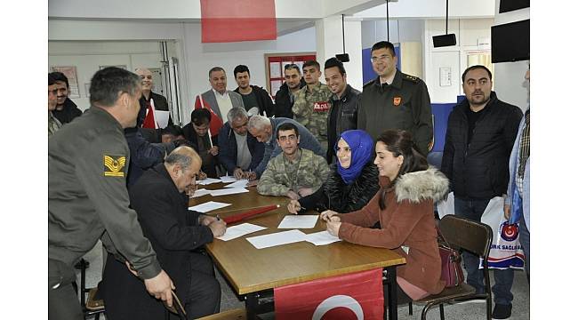 Türk Sağlık Sen'den Mehmetçiğe destek