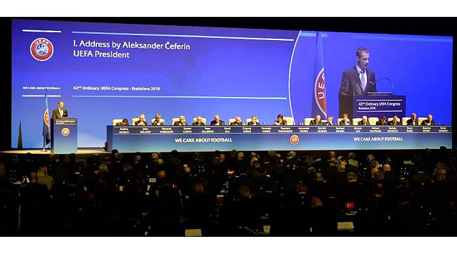 UEFA Kongresi Bratislava'da yapıldı
