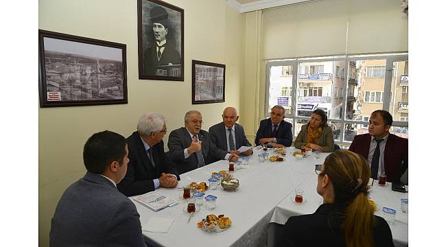 Vali Şentürk, Kent Konseyini ziyaret etti