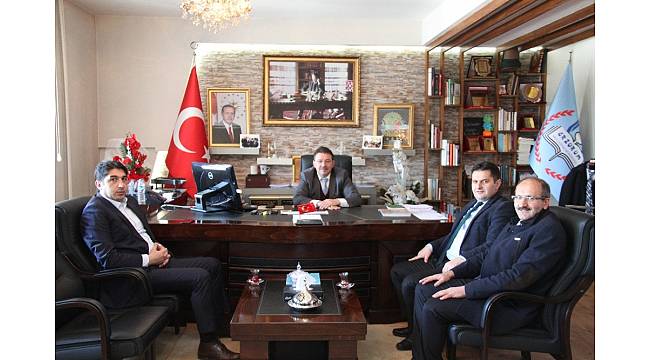 Yeşilay Cemiyeti Erzurum Şube Başkanı Salih Kaygusuz&#39;dan Yıldız&#39;a ziyaret