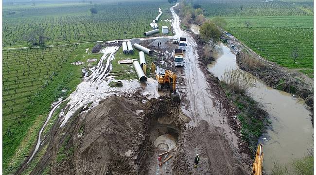59 milyonluk tesisin deşarj hattı çalışmaları başladı