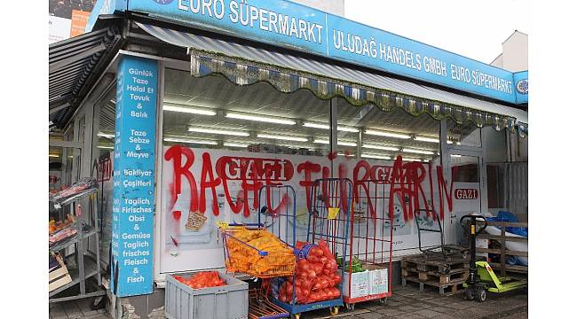 Almanya'da Türk marketine saldırı