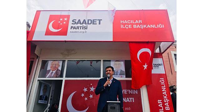 Arıkan, SP Hacılar İlçe Teşkilatı'nın açılışına katıldı