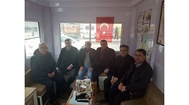 Başkan Bakıcı, Hal Taksi durağını ziyaret etti