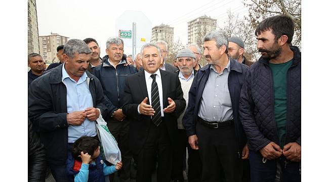 Başkan Büyükkılıç Esentepe Mahallesini ziyaret etti