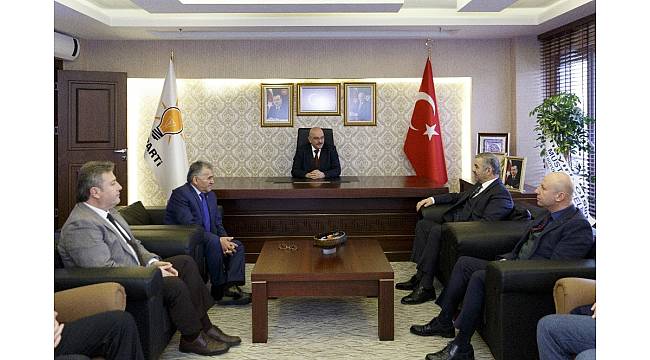 Başkan Çelik'ten Özden'e hayırlı olsun ziyareti