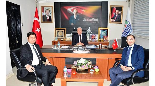 Başkan Yılmaz, konuklarını ağırladı
