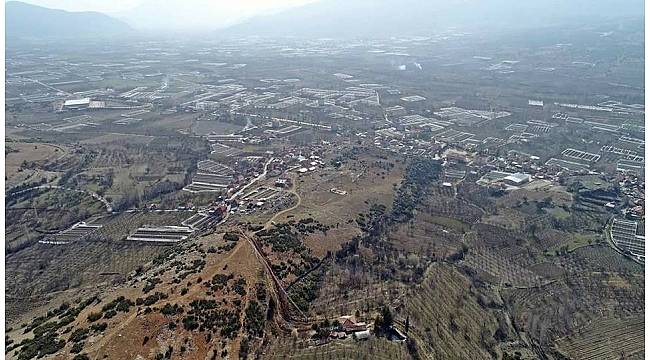 Büyükşehir'den Elmalı tarımına destek