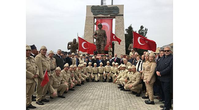 Çanakkale Destanı'nın kahramanları Büyükçekmece'de anıldı