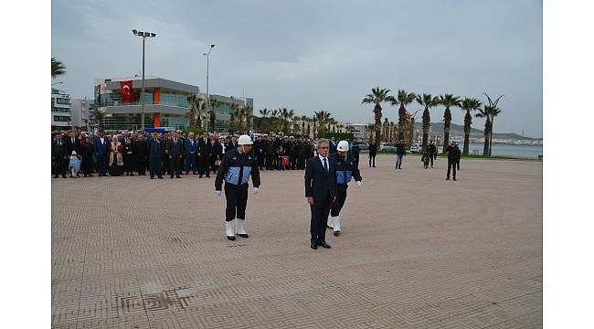 Çanakkale şehitleri Aliağa'da anıldı
