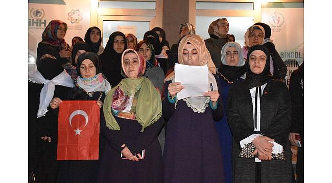Elazığ ve Bingöl'den 'Vicdan Konvoyu'na destek