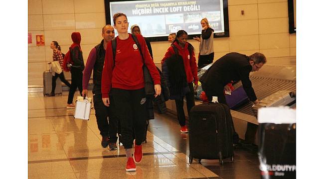 Eurocup'ta finale yükselen Galatasaray yurda döndü