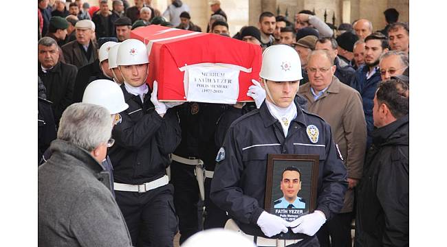 Hayatını kaybeden polis memuru son yolculuğuna uğurlandı