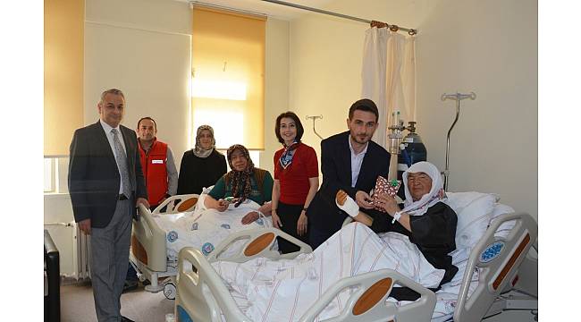 Kayserigaz personeli Huzurevini ziyaret etti