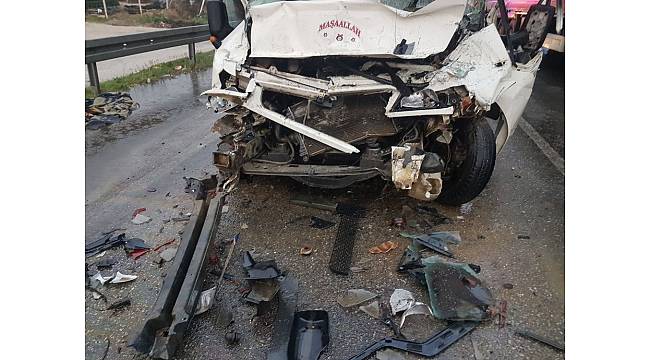 Konya'da cenaze dönüşü kaza: 14 yaralı