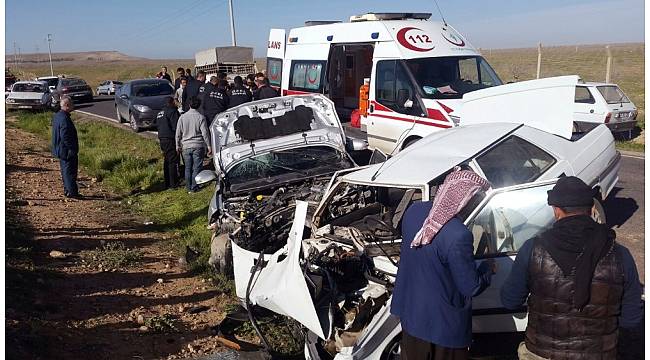 Mardin&#39;de trafik kazası: 4 yaralı