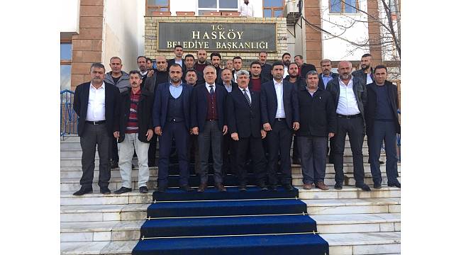 Muhtar adaylarından Başkan Özen'e ziyaret