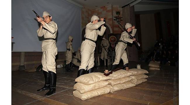 Nevşehir'de Çanakkale Zaferi'nin 103.yıldönümü ve Şehitler Günü töreni düzenlendi.