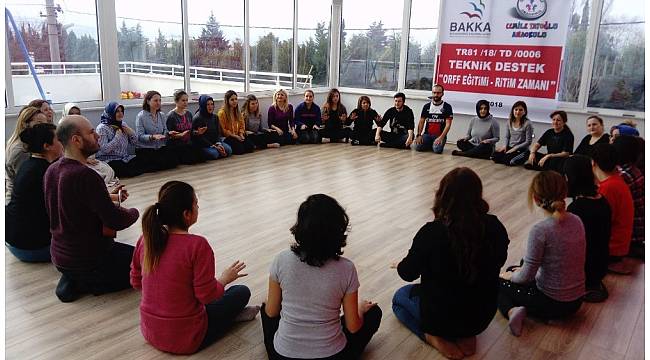Okul öncesi öğretmenlerine 'Orff Schulwerk' eğitimi verildi