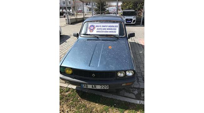Otomobil hırsızı 3 kişi Bolu'da yakalandı