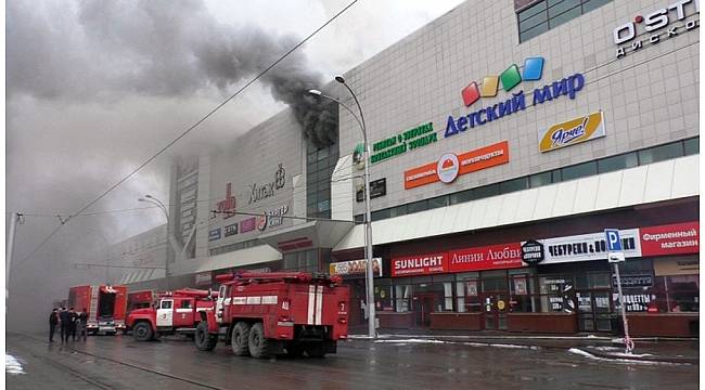 Rusya'daki AVM yangınında ölü sayısı 53'e yükseldi