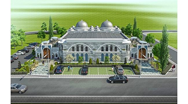 Tekkeköy'de Osmanlı Hamamı inşaatı devam ediyor