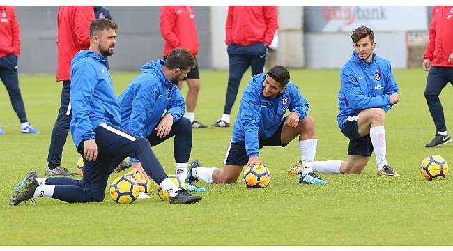 Trabzonspor Galatasaray maçı hazırlıklarını sürdürdü