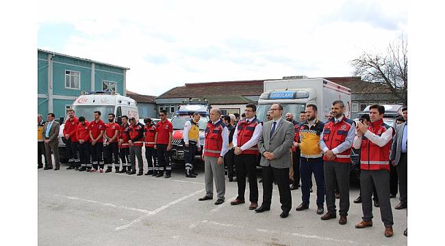 UMKE ekibi dualarla Kilis'e uğurlandı