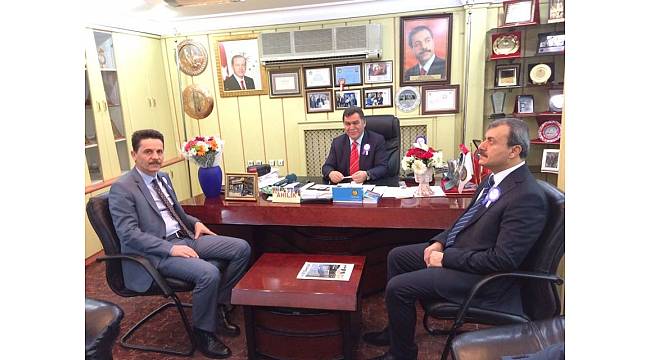 Vergi Dairesinden TESKOMB Başkan Vekili Alan'a ziyaret
