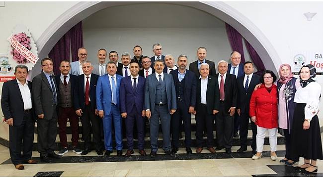 BARKOZDER'DEN Akın'a teşekkür plaketi