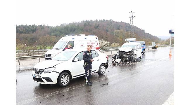 Bolu'da zincirleme trafik kazası: 5 yaralı