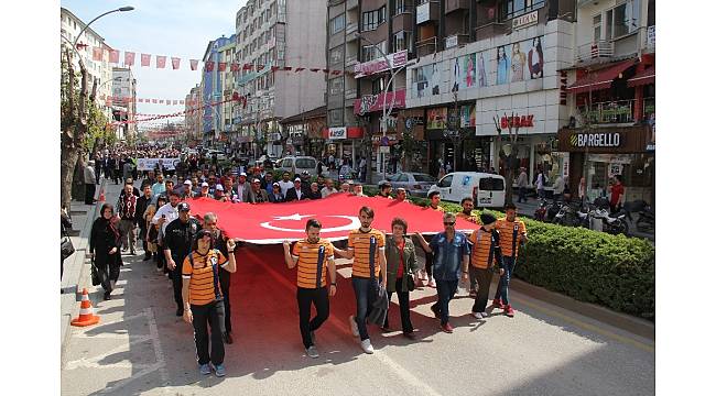 Çorum'da polis halk günü yürüyüşü