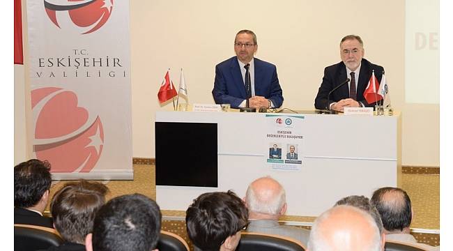 ESOGÜ'de 'Eskişehir Değerleriyle Buluşuyor' söyleşisi