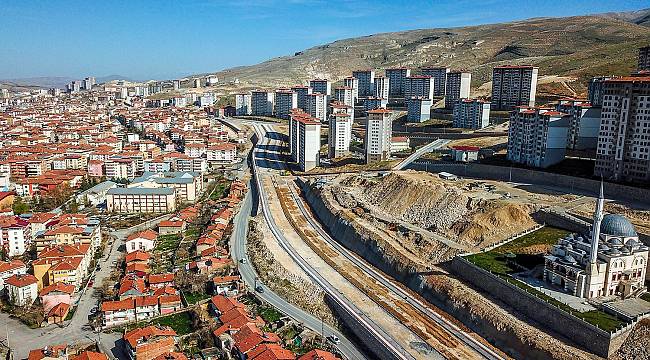 Güney Kuşak Yolunda inşaat çalışmaları sürüyor