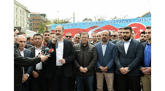 Mamak'tan Afrin'e yardım eli