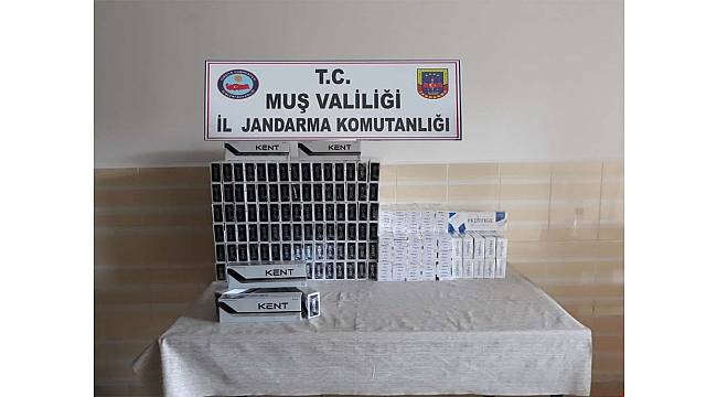 Muş'ta in 380 paket gümrük kaçağı sigara ele geçirildi