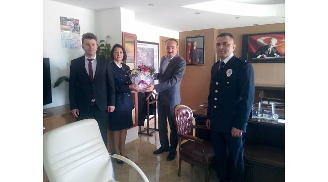 Polis teşkilatından Başkan Arslan'a ziyaret