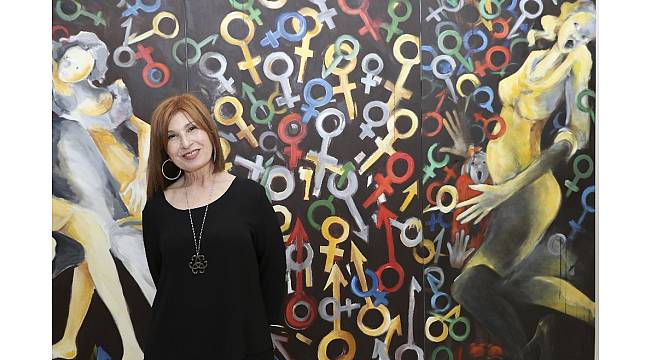 Ressam Nermin Levent 21. kişisel sergisini açtı