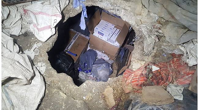 Terör örgütünün İstanbul'daki kaçak sigara deposuna baskın