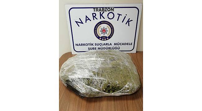 Trabzon'da Uyuşturucu Operasyonu