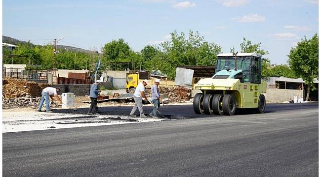 3. Çevreyolunda asfalt çalışması