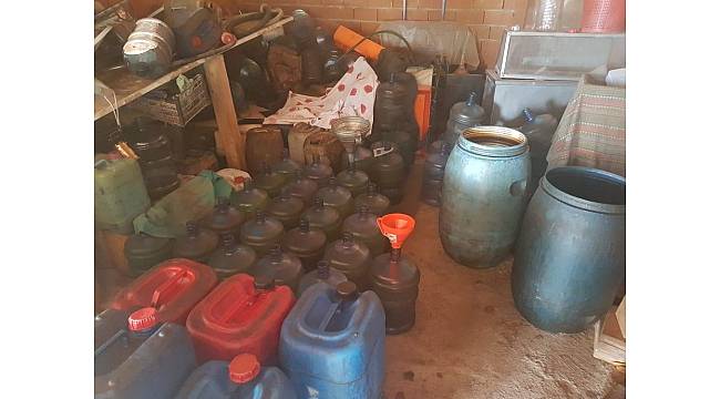 950 litre kaçak yakıtla yakalandı