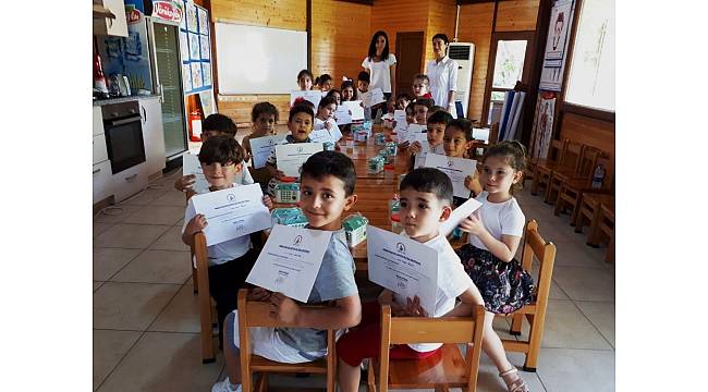 Antalya'da miniklere hijyen eğitimi