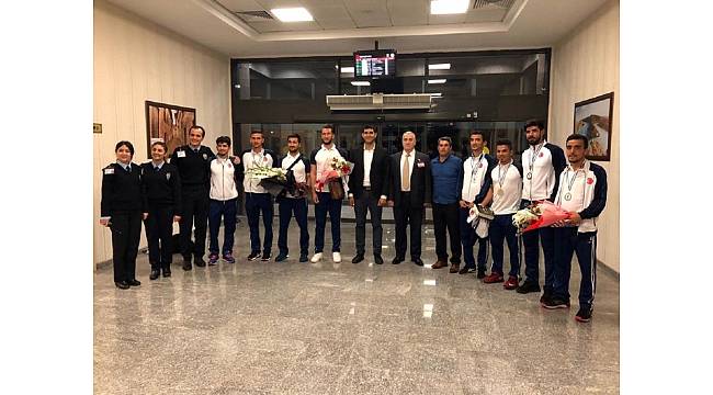 Avrupa şampiyonları Gaziantep'e döndü