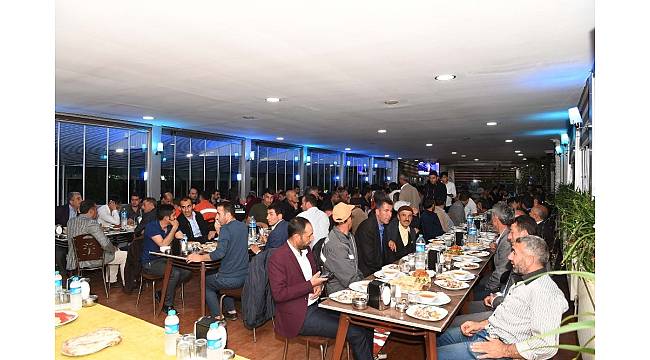 Başkan Asya, taşeron işçilerle iftarda bir araya geldi